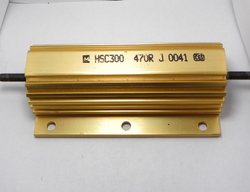 résistance 470 ohm 300 watt 5 % aluminium