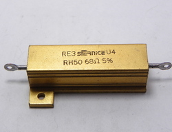 résistance 68 ohm 50 watt 5 % aluminium