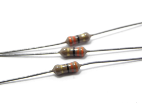 33 ohm 1/4 watt 5 %