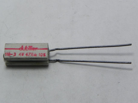 47 ohm 4 watt 10 %
