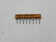 réseau de résistance 4*22 kilohm isolées 1/8 watt