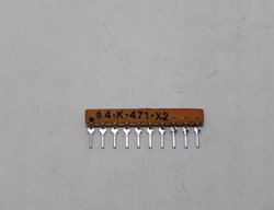réseau de résistance 9*470 ohm 1/8 watt