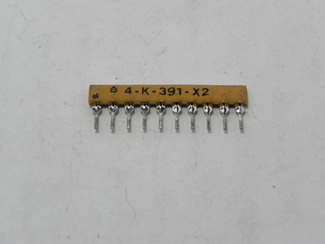 réseau de résistance 9*390 ohm 1/8 watt
