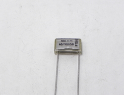 condensateur polyester métallisé 100 nF 10 % 100 volts 