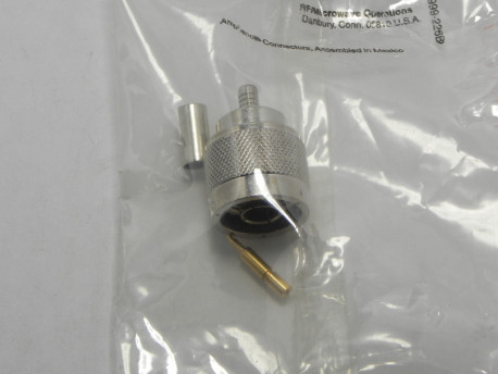 connecteur RF type N à souder ou sertir 50 ohm