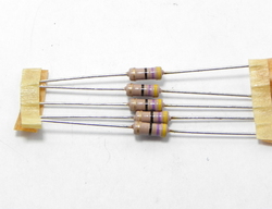 47 ohm 1/4 watt 5 %