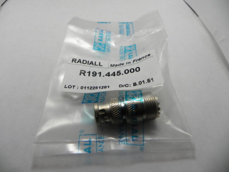 connecteur rf bnc mâle vers uhf femelle