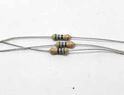 56 ohm 1/4 watt 5 %