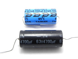condensateur électrolytique 4700uF 63volts axial