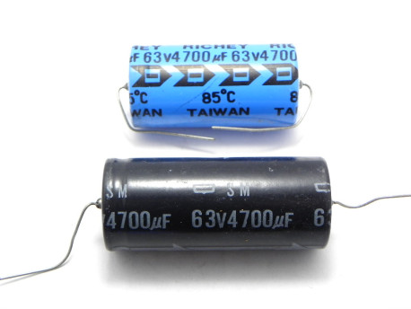 condensateur électrolytique 4700uF 63volts axial