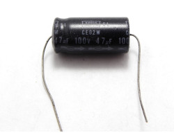 condensateur électrolytique 47uF 100volts axial