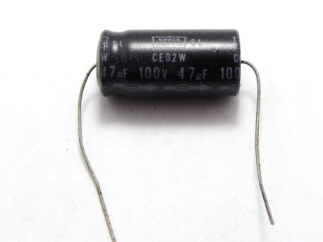 condensateur électrolytique 47uF 100volts axial