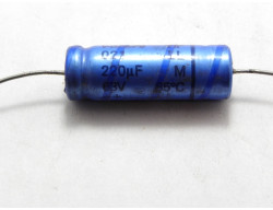 condensateur électrolytique 220uF 63volts axial