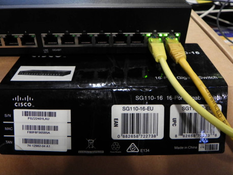 switch cisco fanless non géré SG110-16