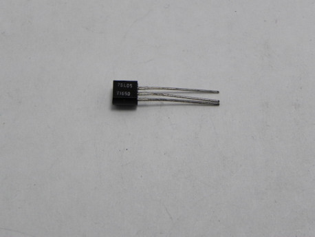 régulateur de tension +5 volts 100mA boitier to-92 78L05