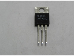 LM7905CT régulateur de tension -5 volts 1.5 ampères boitier TO-220