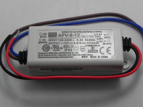 led driver 12 volts 0.67 ampère