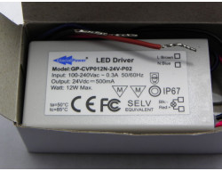 led driver 24 volts 0.5 ampère