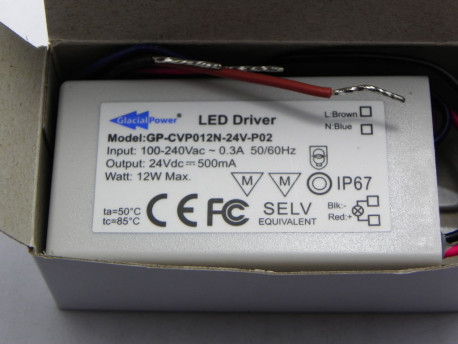 led driver 24 volts 0.5 ampère