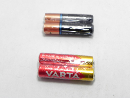 lot de 2 piles AAA LR03 non rechargables