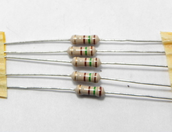 150 ohm 1/4 watt 5 %