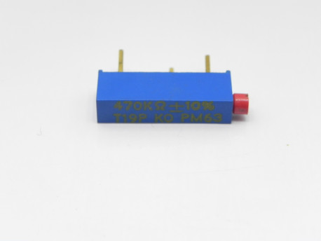 ajustable multitours 470 kilohm 0.5 watt