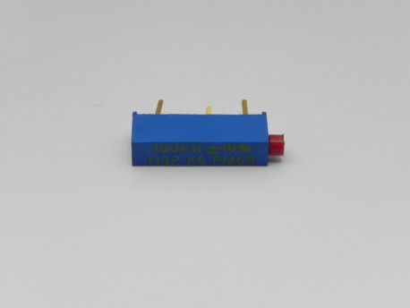 ajustable multitours 100 kilohm 0.5 watt