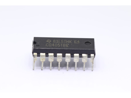 multiplexeur-démultiplexeur 8 voies CD4051BE