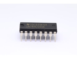 SN74HC595N registre à décalage 8 bits avec sortie 3 états