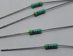 4.7 ohm 1/4 watt 5 %