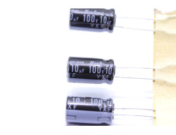 condensateur électrolytique 10uF 100volts radial