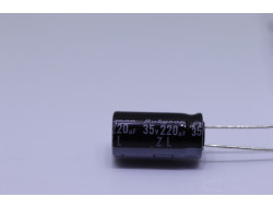 condensateur électrolytique 220uF 35volts radial