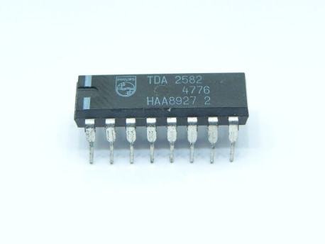 circuit de contrôle alimentation signal vidéo horizontal TDA2582
