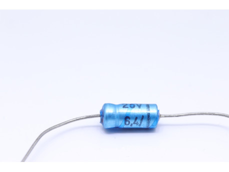 condensateur électrolytique 6.4uF 25volts axial