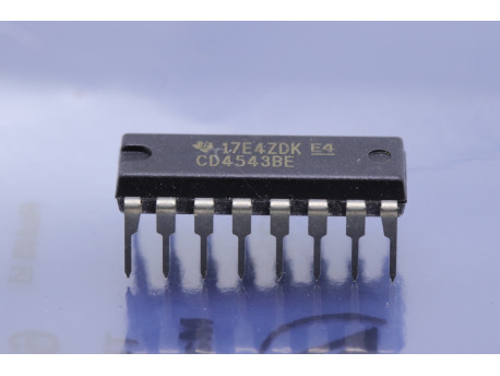 circuit décodeur bcd 7 segments CD4543BE