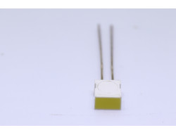 led jaune rectangle habillage blanc