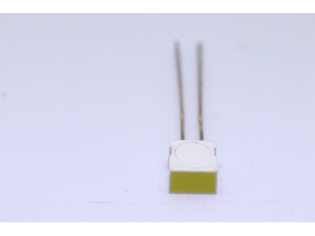 led jaune rectangle habillage blanc