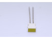 led jaune rectangle habillage blanc