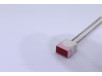 led rouge rectangle habillage blanc