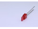 led rouge rectangle mince nue