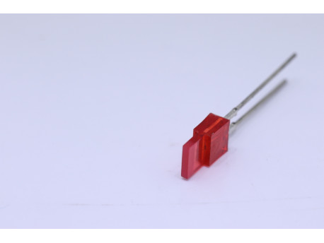 led rouge rectangle mince nue